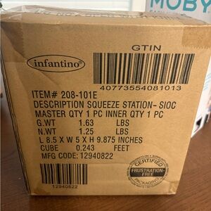 Infantino Squeeze Station Packaging Box